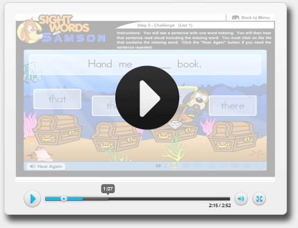 Click here to play the Samson's Classroom demo video