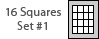 sixteen square set, number one