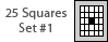 twenty-five square set, number one